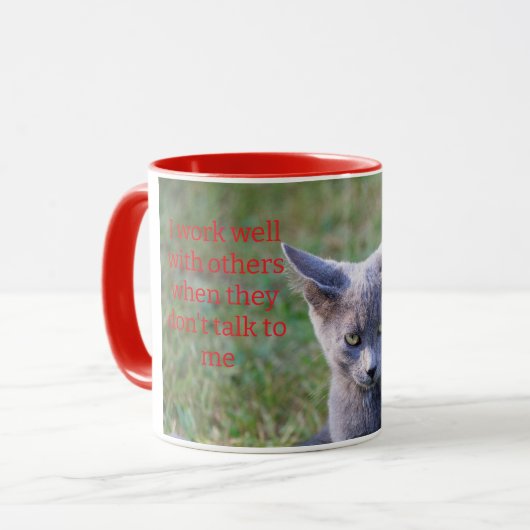 Funny Mug Tasse (Vorderseite Links)