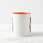 Funny Mug über Wahlpolitik und Abstimmung Zweifarbige Tasse (Mittel)