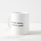 Funny Mug Upside Down Kaffeetasse (Vorderseite Links)