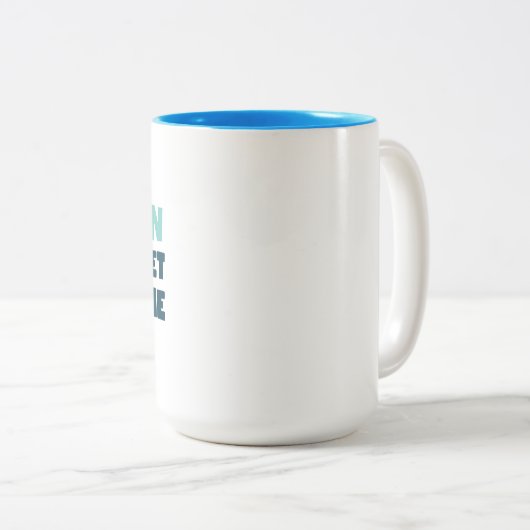 Funny Mug Vergiss nicht, mich zu waschen Zweifarbige Tasse (VorderseiteRechts)