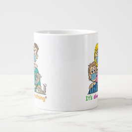 FUNNY MUG, wenn der unerwartete CORONAVIRUS passie Jumbo-Tasse