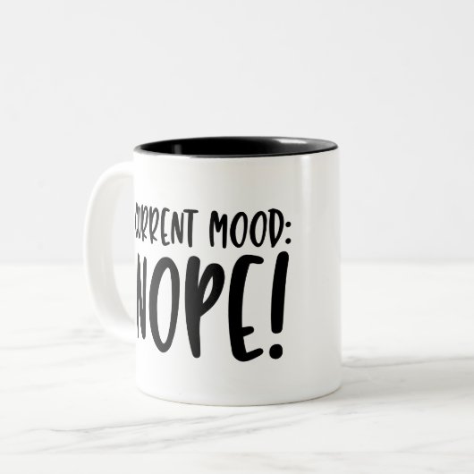 Funny Mug Zweifarbige Tasse (Vorderseite Links)