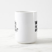 Funny mugge niedliche Zitate "Was ist normal" Tass Kaffeetasse (Mittel)