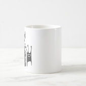 Funny Mugs Folk Art Housewarming Cute Kaffeetasse (Mittel)