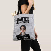 Funny Mugshot Gewollt Individuelle Name & Text Pos Tasche (Von Nahem)