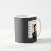 Funny Mugshot Ster  Kaffeetasse (VorderseiteRechts)