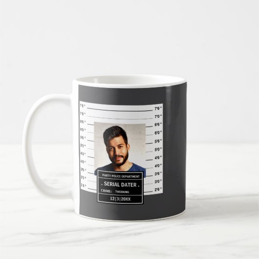 Funny Mugshot Ster  Kaffeetasse (Links)