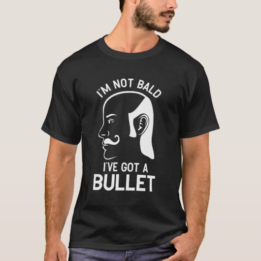 Funny Mullet ich bin nicht Bald T-Shirt (Vorderseite)