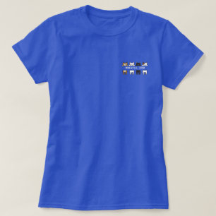 Funny Multicolor Cat Frame T - Shirt