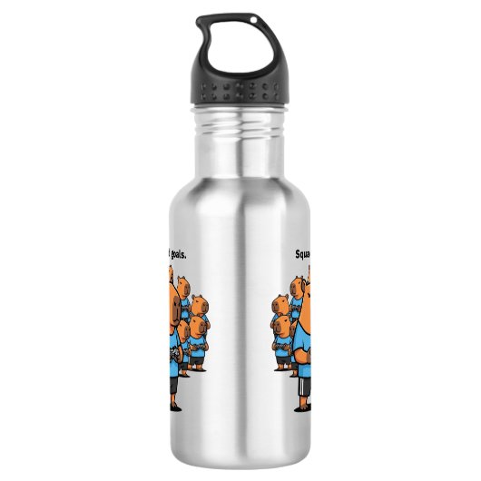 Funny Multiplayer Edelstahlflasche (Rückseite)