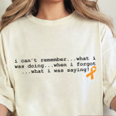 Funny Multiple Sklerosis Shirt, sarkastische MS Tri-Blend Shirt