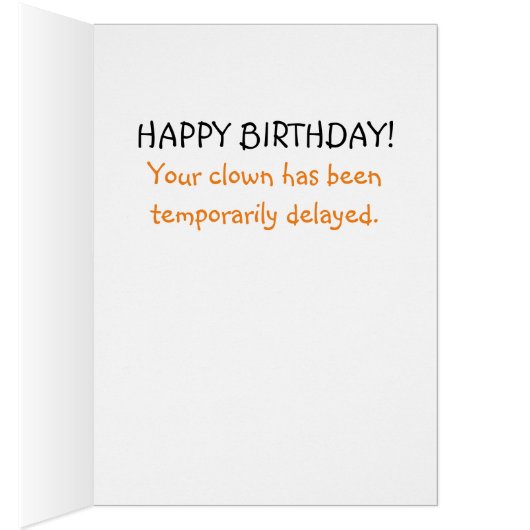 Funny Multitasking ClowCards und Geschenke (Innen (Rechts))