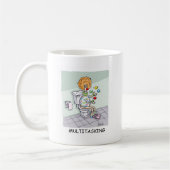 Funny Multitasking Juggling Clown Kaffeetasse (Links)