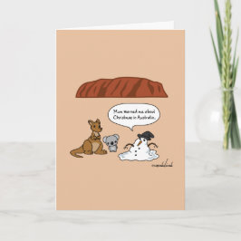 Funny Mum warnte mich vor Weihnachts-Karte Feiertagskarte