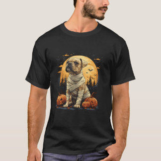 Funny Mummy Boxer Pumpkin Beängstigende Halloween- T-Shirt