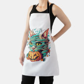 Funny Mummy Cat Halloween Schürze (InSitu)