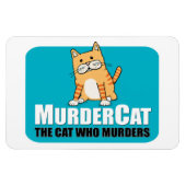 Funny Murder Cat-Magnet Magnet (Horizontal)