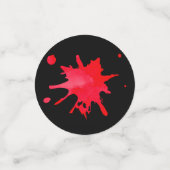 Funny Murder Mystery Halloween-Party Blut Konfetti (Klein Vorderseite)