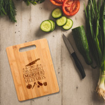 Funny Murder Vegetables graviert