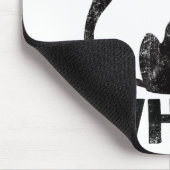 Funny Murderous Black Cat was mit Knife Hallowee Mousepad (Ecke)