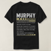 Funny Murphy FACTS Gift - Murphy Name T - Shirt (Design vorne)