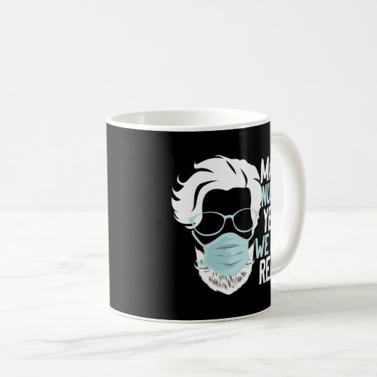 Funny Murse Male Nurse Ja, wir sind echte Bartmask Kaffeetasse (VorderseiteRechts)