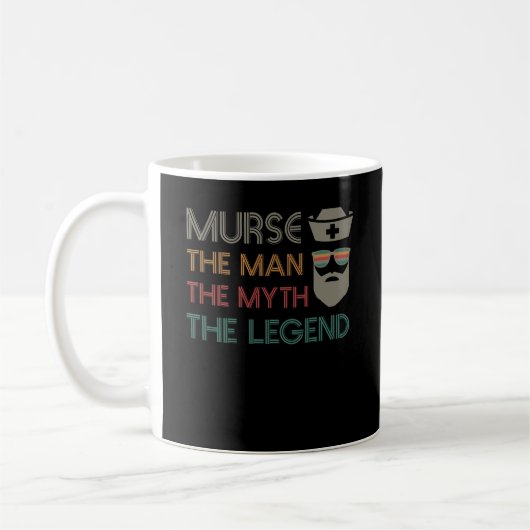 Funny Murse Male Nurse RN LPN CNA Kaffeetasse (Links)