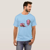 Funny Murted Doughnut Cartoon T-Shirt (Vorne ganz)