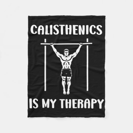 Funny Muscu Streetworkout Sport Workout Einfache R Fleecedecke (Vorderseite)