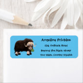 Funny muse ox Cartoon Illustration (Insitu)