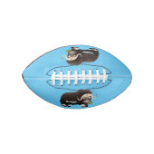 Funny muse ox Cartoon Illustration Football (Vorderseite)