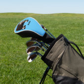 Funny muse ox Cartoon Illustration Golf Headcover (In SItu)