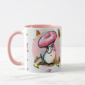 Funny Mushroom Cartoon Tasse (Links)
