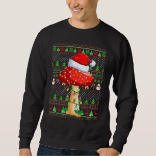 Funny Mushroom Family Match Ugly Mushroom Chri Sweatshirt