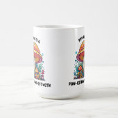 Funny Mushroom Fungi-Kaffee Kaffeetasse (Mittel)