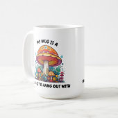 Funny Mushroom Fungi-Kaffee Kaffeetasse (Vorderseite Links)