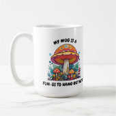 Funny Mushroom Fungi-Kaffee Kaffeetasse (Links)