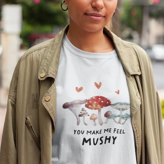 Funny Mushroom, in dem ich mich leicht fühlen kann T-Shirt