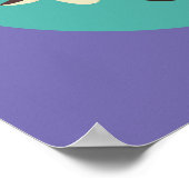 Funny Mushroom Pun Ließ, dass Shiitake zu Retro Ar Poster (Ecke)