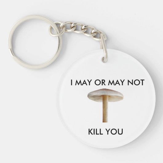 Funny Mushroom Schlüsselanhänger (Vorderseite)