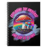 Funny mushroom slogan notebook notizblock (Vorderseite)