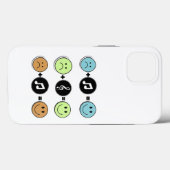 Funny Music and Match Design Case-Mate iPhone Hülle (Rückseite (Horizontal))