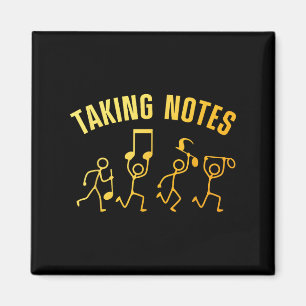 Funny Music Art for Men Musical Note Gag Mus Magnet