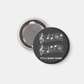 Funny Music Magnet (Vorderseite/Rückseite)