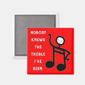Funny Music Magnet (Vorderseite/Rückseite)