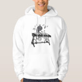 Funny Music Playing Vibraphon Mallets Instrument Hoodie (Vorderseite)