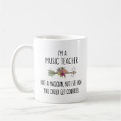 Funny Music Teacher Geschenk Idee Kaffee Tasse (Links)