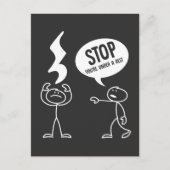 Funny Music Teacher Quote Erholung Musical Notes P Postkarte (Vorderseite)