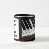 Funny Music Teacher Tasse (Zentrum)