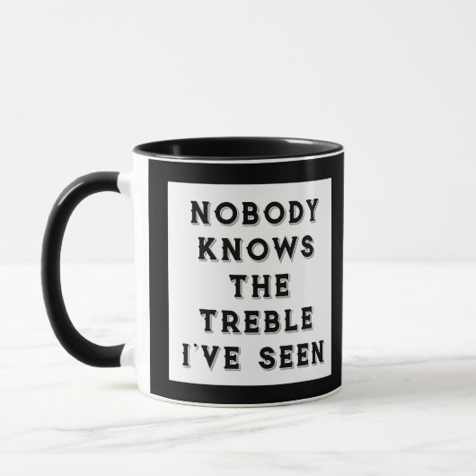 Funny Music Teacher Tasse (Links)